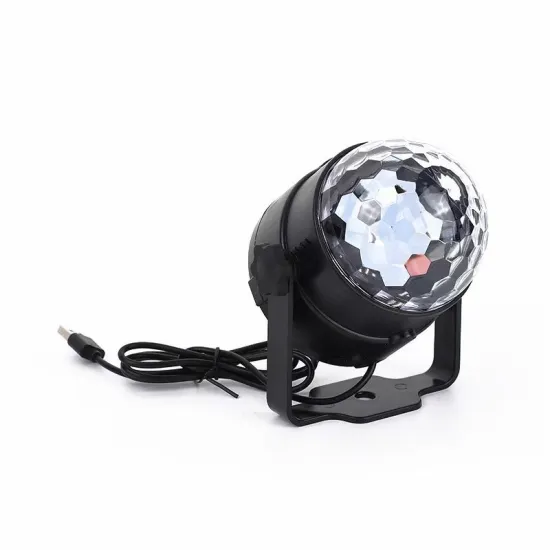 Hot Selling RGB Party Magic Crystal Ball Light with Remote Control for DJ Stage and Disco Strobe Lighting