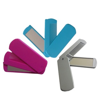 Compact & Portable Hair Care Essentials: Travel Hair Brush, Cosmetic Mirror, and Personalized Combs