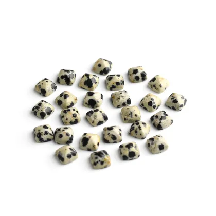 Wholesale Dalmatian Jasper Square Shape Cabochon Cut