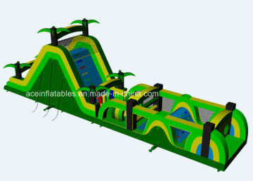 New Tropical Inflatable Obstacle Course