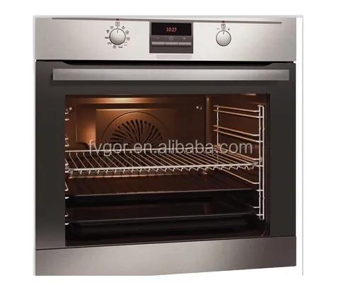 Pyrolytic Self-Cleaning Multi-Functional Oven: Fan Heating, Steam Oven, Stainless Steel Wood Fired Pizza Oven
