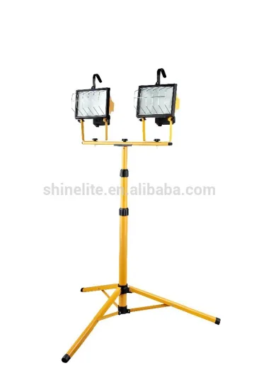 2014 twin head high power super bright led flood light with tripod