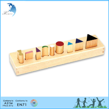 Preschool Wooden Educational Montessori Material EN71 Language Toy Grammar symbol stamps