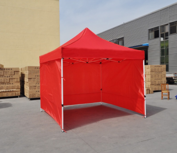 Instant Popup Shelter: 10x10 Outdoor Sidewall Trade Show Folding Tent for Sale