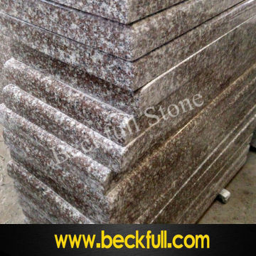 Red Granite Tombstone, G664 Tombstone for Poland Marketing