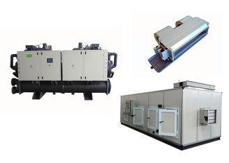 R407C Water Cooled Screw Chiller And FCU / HVAC Equipments