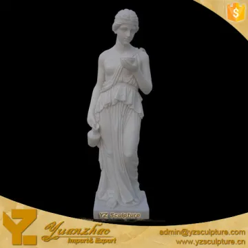 large Garden White Marble life-size marble Statue Carving
