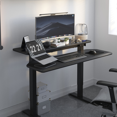 Computer Desk Sit Stand Customised Black Variable Height Office Desk Supplier