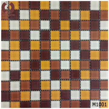 300x300mm glass mosaic white tiles for floor wall and decoration