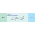 Tête à vaisselle à rebord et en acier inoxydable