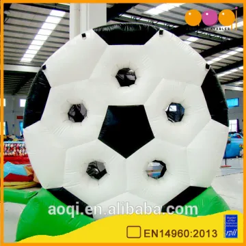 Interesting football inflatable sports game residential playground mats