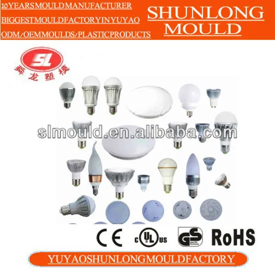 Shunlong new design clear Led light plastic mould