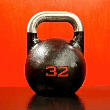Rekabet Siyah Kettlebells - Kuvvet antrenmanı ekipmanı