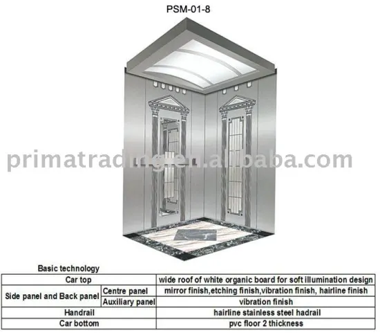 PSM-01-8 Passenger Elevator Cabin