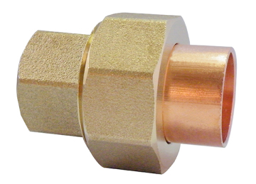 Cylinder Straight Brass Union