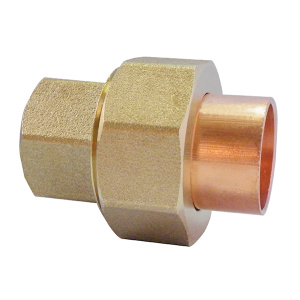 Cylinder Straight Brass Union