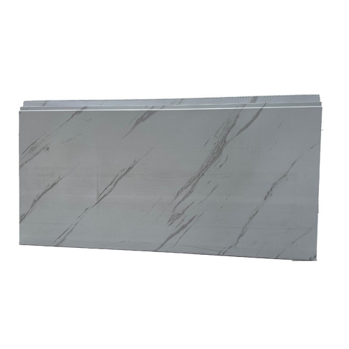 White Marble Facade PU Sandwich Panels for Retrofits