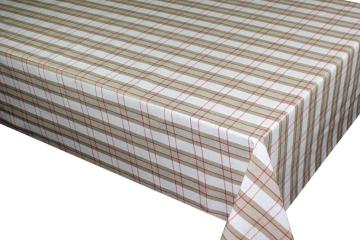 Printed Pvc Tablecloth With Fabric Backing