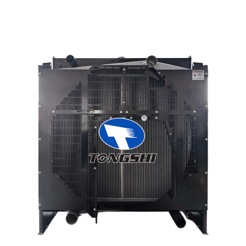 TONGSHI Radiator Factory Aluminum Radiator Assembly Water Tank for Yuchai YC6TD900 Generator Set Spare Parts OEM Customized