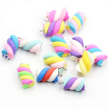 Candy ice cream flat polymer clay beads