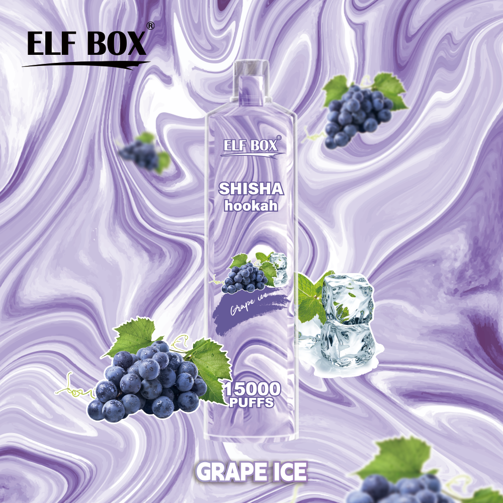 Kotak elf ls15000 sekali pakai 15000 puff vape baru