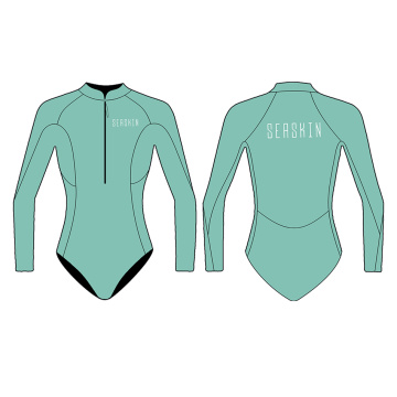Seaskin Ladies 3 mm del traje de neopreno de bikini delantero delantero