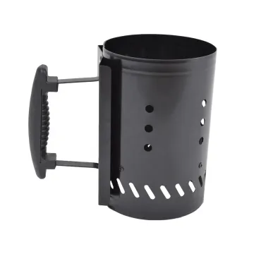 Charcoal Fire Starter 17 Inch Black Chimney Charcoal Starter