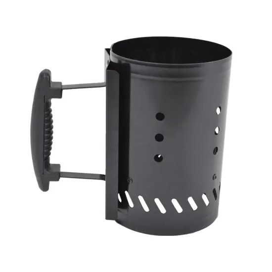 Charcoal Fire Starter 17 Inch Black Chimney Charcoal Starter