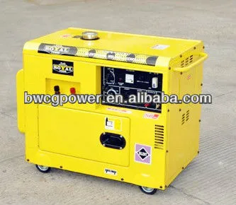 5kw/5.5kw Silent Three Phase Diesel Welding Generator