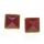 Carnelian Craved Pyramid Stone Stud Earrings