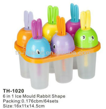 6 in 1 ice mold rabbit shape
