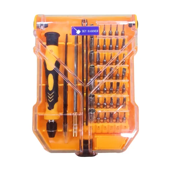 Precision Screwdriver Tool Set: 45-Piece Clock Watch Disassembly Kit for Accurate Maintenance and Batch Screw Handling