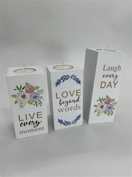 fashion wooden tealight candle holder tealight insert for home decor