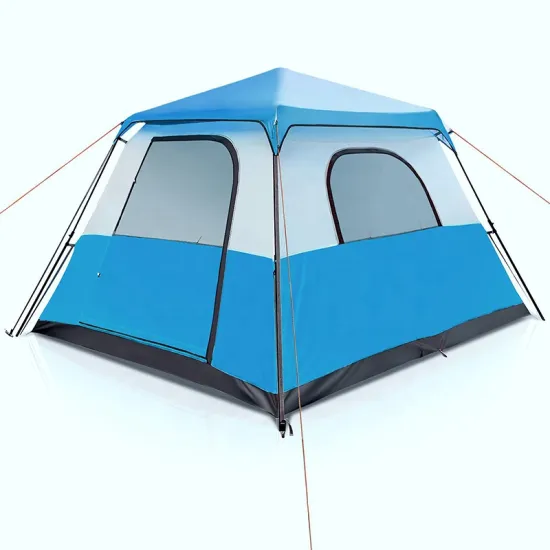 Portable Double-Layer Waterproof Hiking Tent for 5-8 People