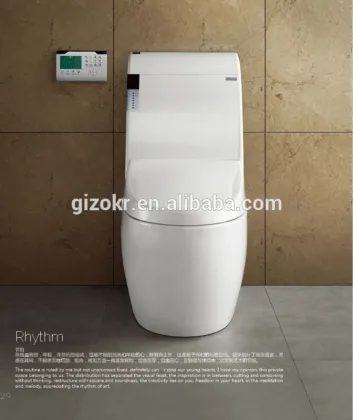 Elongated toilet bowl new design siphon toilet CHAOZHOU water closet