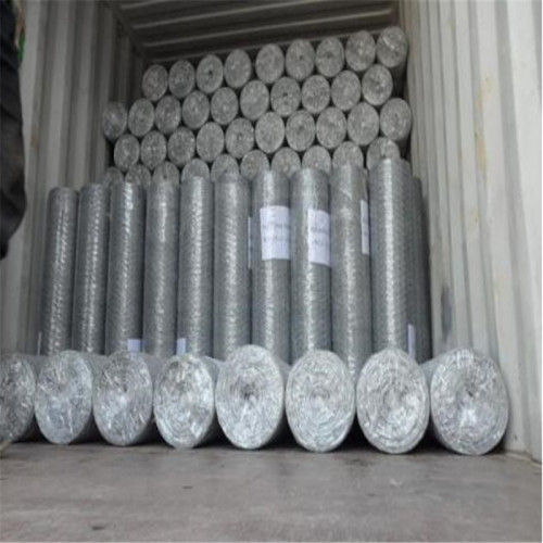 Rede de arame hexagonal revestida de PVC