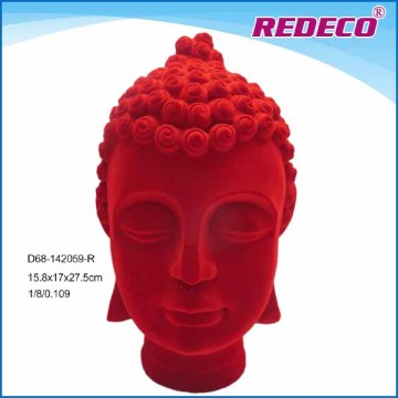 Home decorative red buddha head