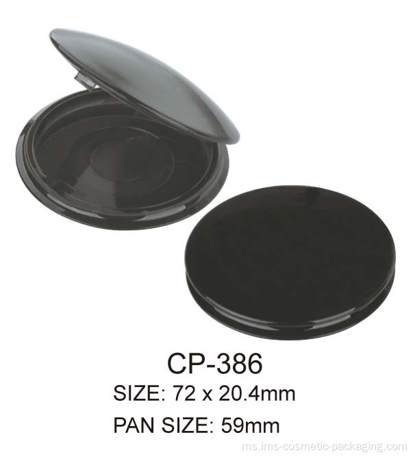 Container Compact Plastic Cosmetic Round