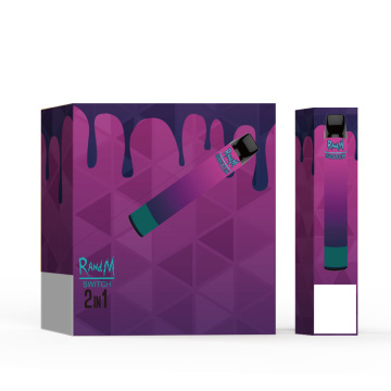 Tren baru populer 2 in 1 Randm 2400 pena vape sekali pakai