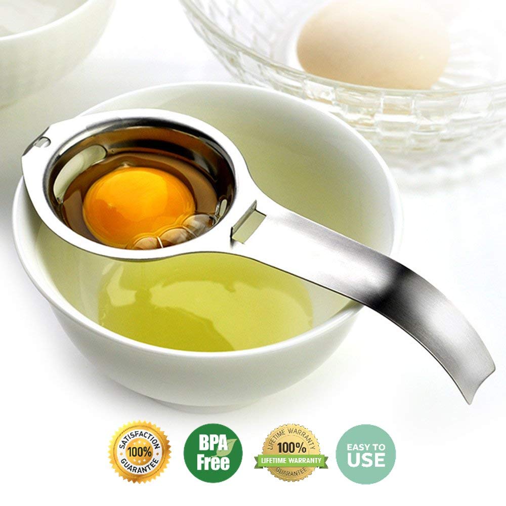 Stainless Steel Egg Seperator Filter Cooking Tool