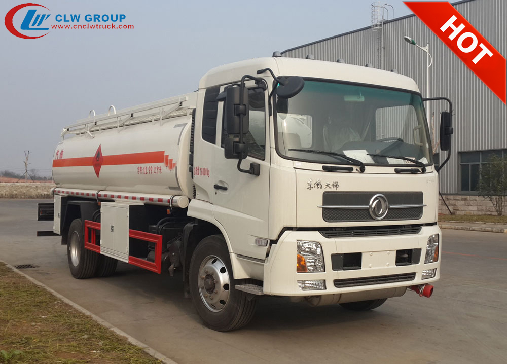 العلامة التجارية الجديدة DFAC tianjin 18000litres شاحنة توزيع الوقود