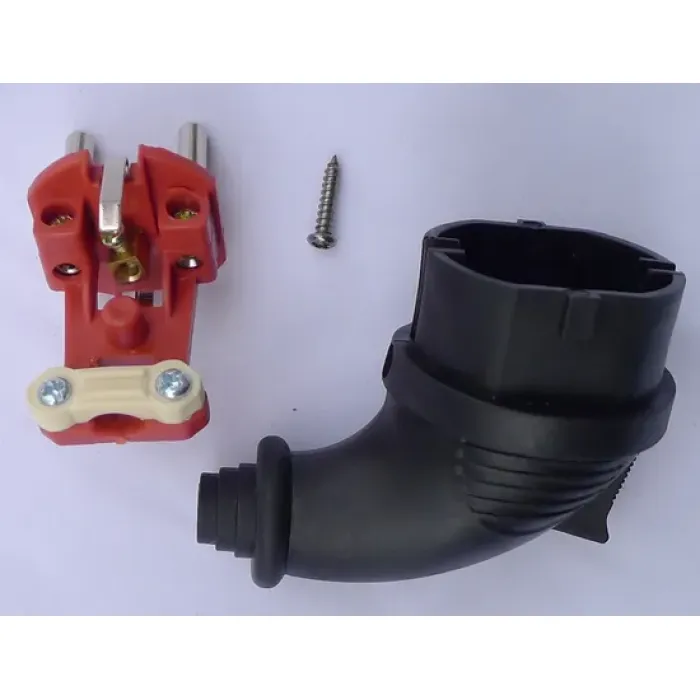 Steker Sudut Kabel Ekstensi Steker Tahan Air Eropa