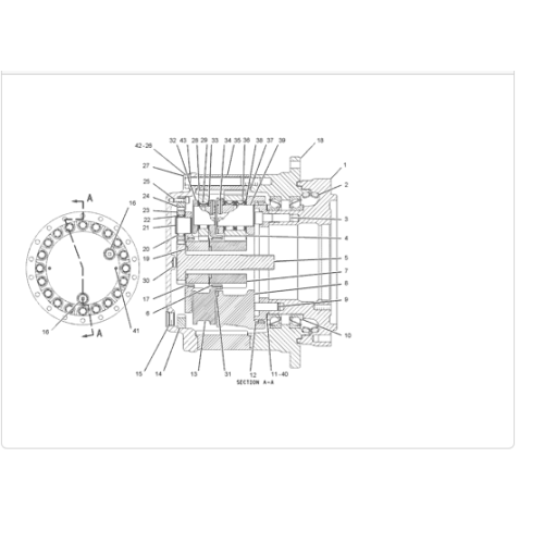 110-7059 110-7058 Carrier Planetary for 325B