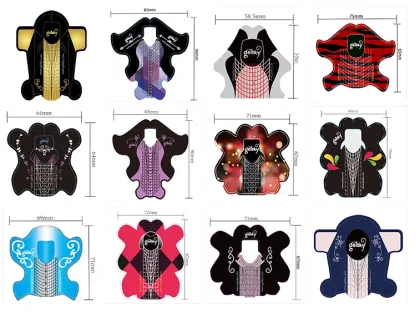 Gelsky Nail Form Sticker Art: UV Gel & Acrylic Nail Extension Guide