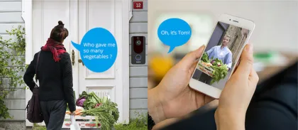 V7 Smart Home HD Doorbell Video Doorbell Camera