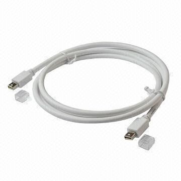สายสถาปัตยกรรม DisplayPort มินิ ตรงตามข้อมูลจำเพาะ v1.1a สถาปัตยกรรม DisplayPort มินิชายชนิดมินิชาย