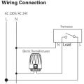 Novo atuador térmico elétrico 230V 24VAC