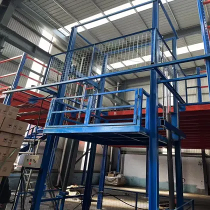 Hydraulic Goods Lift for Storage Shelves and Racking Systems