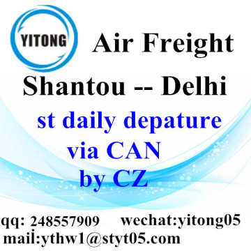 Shantou internationale luchtvracht doorsturen naar Delhi