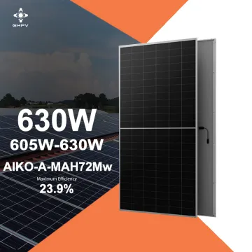High-Power Aiko Solar EU N-Type Photovoltaic Panels: 605W to 630W